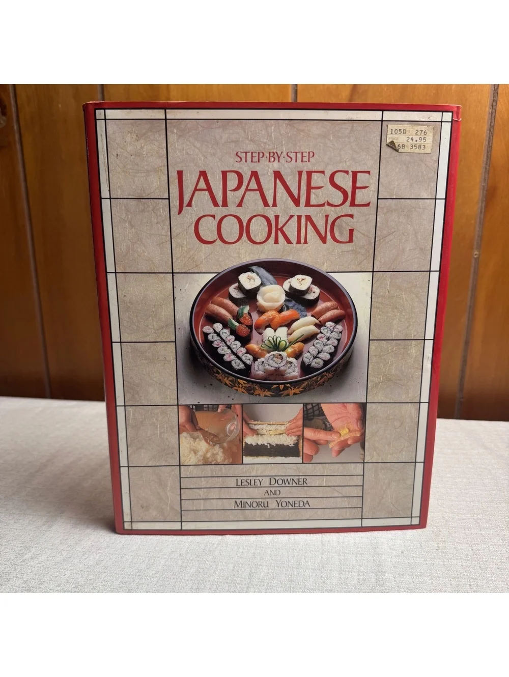 Vintage 1986 Step-By-Step Japanese Cooking Cookbook Lesley Downer Minoru Yoneda